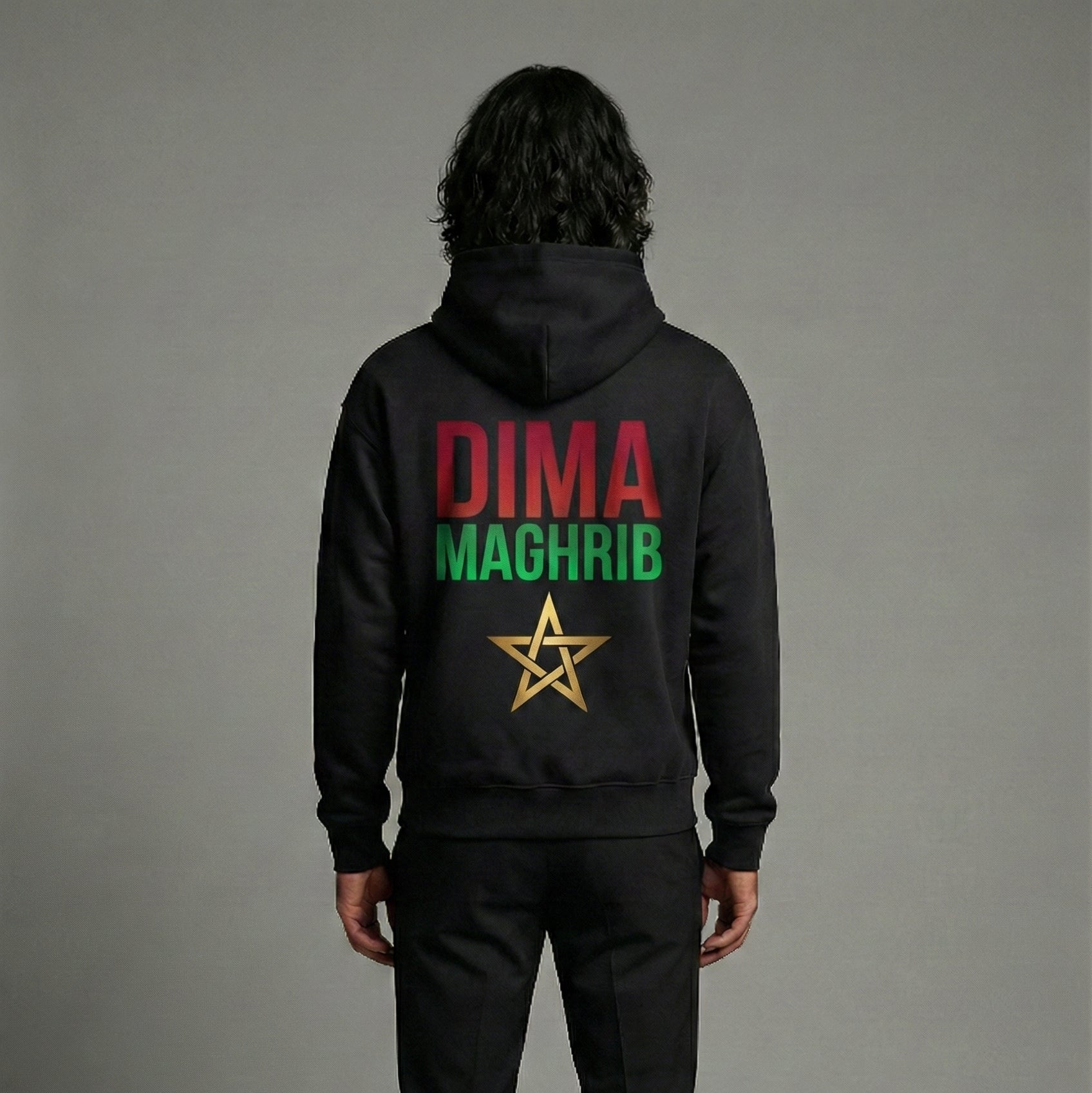 The "Always Morocco" Hoodie (320GSM) – Dima Maghrib Edition