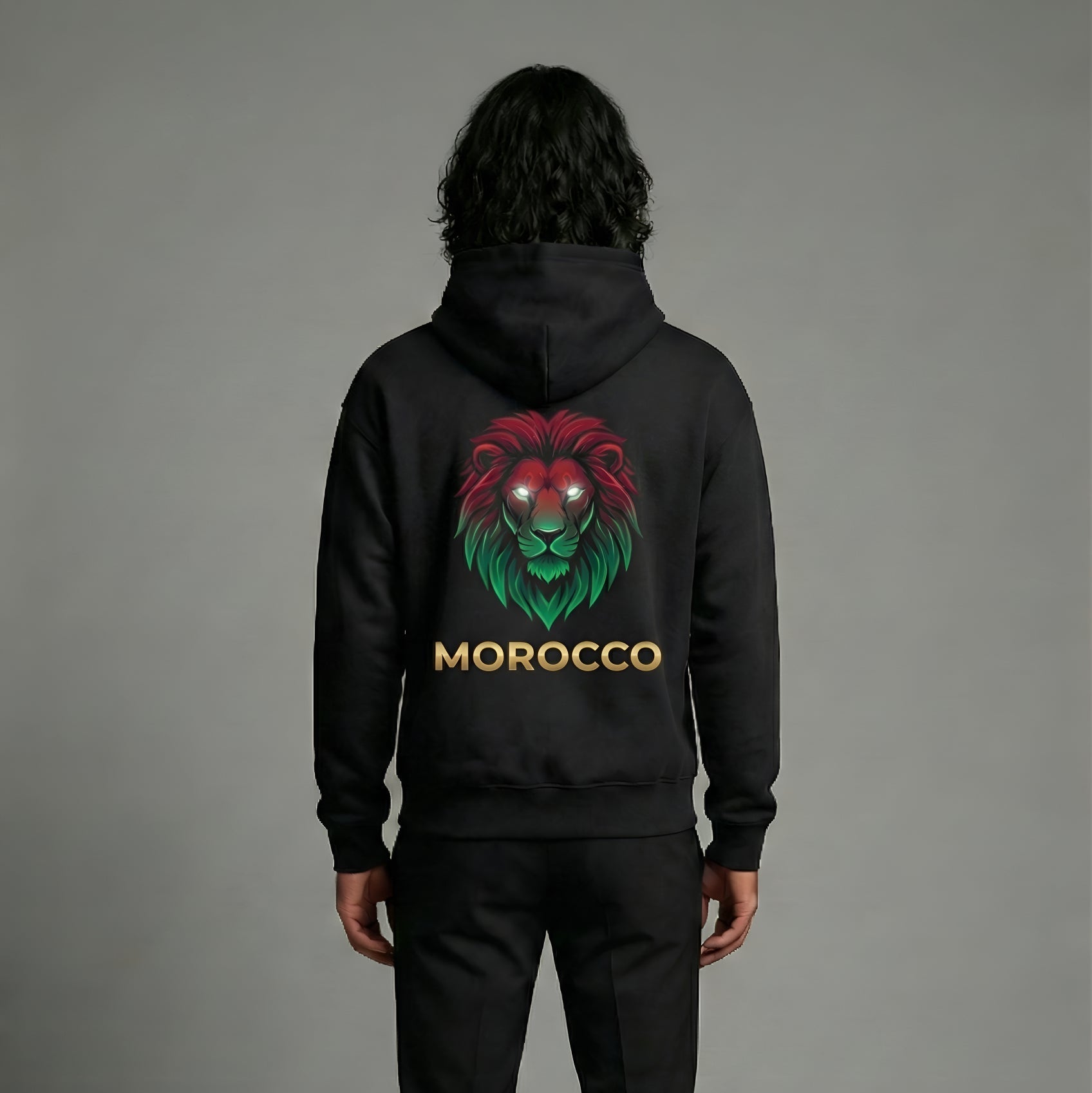 The Atlas Spirit Hoodie (320GSM) – "Neon Lion" Edition